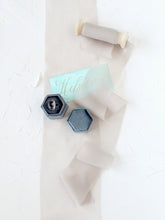 Load image into Gallery viewer, Almond silk georgette ribbon