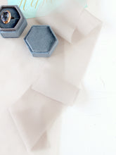 Load image into Gallery viewer, Almond silk georgette ribbon