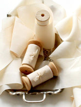 Load image into Gallery viewer, Cream silk habotai ribbon