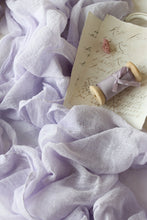 Load image into Gallery viewer, Lavender gauze runner