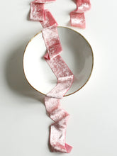 Load image into Gallery viewer, French rose silk velvet ribbon