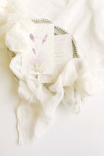 Load image into Gallery viewer, Ivory/off white gauze runner