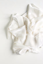 Load image into Gallery viewer, White silk velvet ribbon