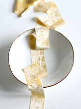 Load image into Gallery viewer, Lemon yellow silk velvet ribbon