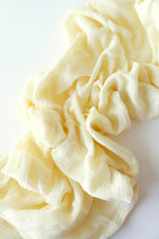 Load image into Gallery viewer, Eggnog yellow gauze runner