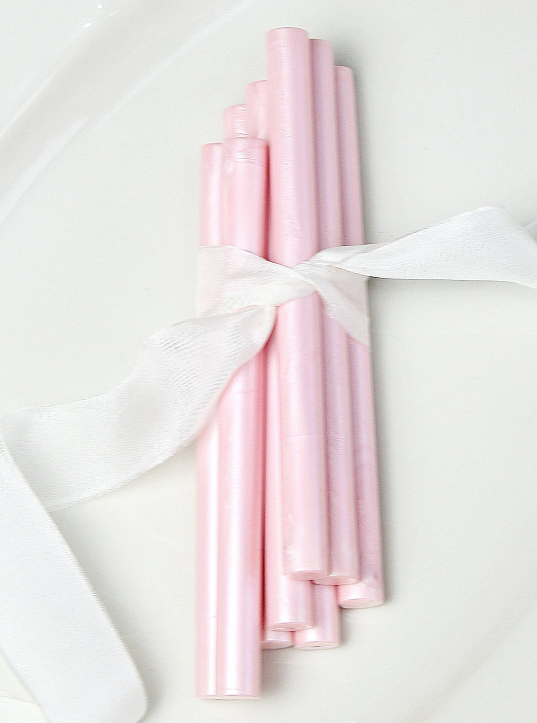 Shiny pink sealing wax stick