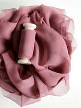 Load image into Gallery viewer, Grape silk georgette ribbon
