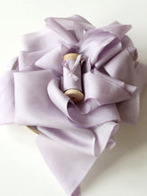 Load image into Gallery viewer, Lavender silk habotai ribbon
