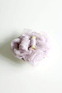 Lilac mist crinkle silk ribbon