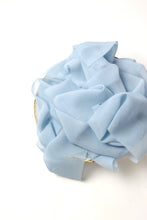 Load image into Gallery viewer, Light blue silk georgette ribbon
