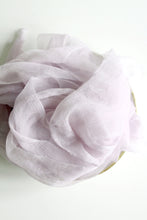 Load image into Gallery viewer, Lilac mist crinkle silk ribbon
