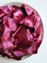 Load image into Gallery viewer, Raspberry sorbet silk velvet ribbon
